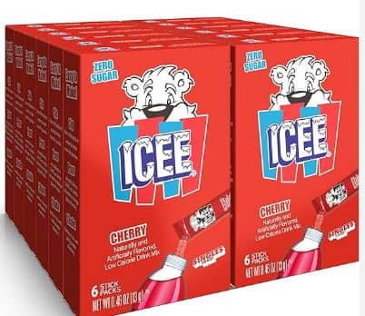 Drink Mix - Singles To Go - Zero Sugar Icee Cherry - 13g x 12 Units