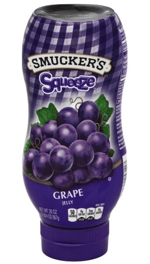 US - CASE - Smucker Squeeze - Grape Jelly 20oz (566g) x 12 Bottles