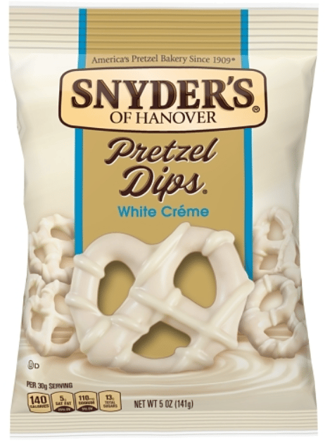 US - Pretzel - Snyders Of Hanover - White Chocolate Dipped Pretzel 5oz (141g) x 8 units