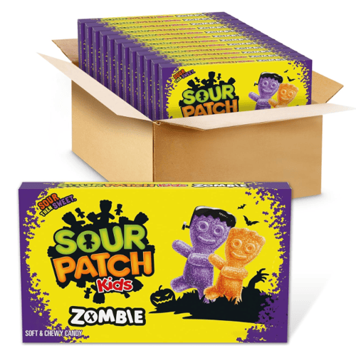Halloween - Theater Box Sour Patch Kids Zombies 3.5oz (99g) x 12 units