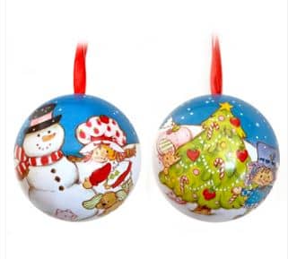 XMAS - Boston American Strawberry Shortcake Berry Merry Holiday Ornament x 9 Units