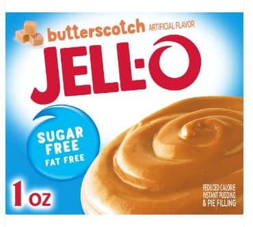 US - Sugar Free - Kraft Jell-O Instant Pudding - Butterscotch 1oz (28g) X 24 Units