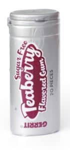 MOROCCO - Sugar Free - Nostalgia Teaberry Gum Tube 12PK X 20 Units
