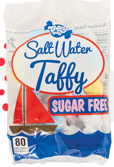 US - Sugar Free - Taffy Town Salt Water Taffy - Peg 4oz (113g) x 12 units