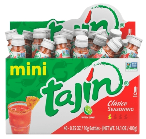 US - Tajin - Mini Classic Fruit Seasoning 0.35 oz (10g) x 40 units (BEST BEFORE DECEMBER,2025)
