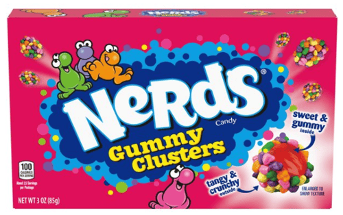 Us - Theater Box Nerds Gummy Clusters 3 oz x 12 units