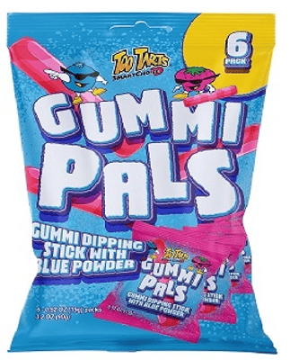 TOO TARTS - GUMMI PALS (6PK) PEG BAG 3.2OZ (90G) X 24 BAGS