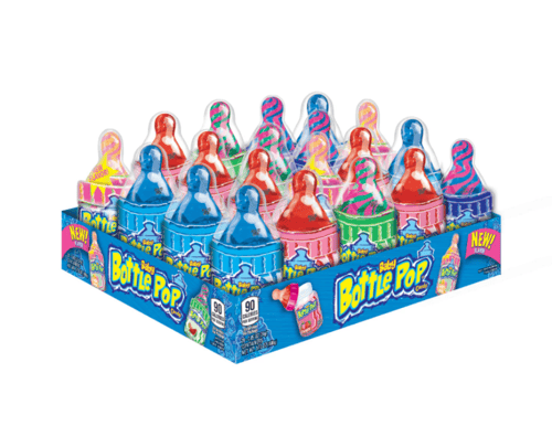 THAILAND - Topps - Baby Bottle Pop Assorted 0.85oz(24g) x 20 Units