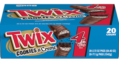 US - Twix - Cookies & Creme Share Size 2.72oz (77.1g) x 20 Units