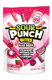 Valentine - Sour Punch Rad Reds Sub Bag - 9oz(255g) x 6 Units