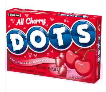 Valentine - Theater Box Dots - Cherry Lovers 6oz(170g) x 12 Units