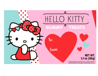 Valentine - Theater Box Hello Kitty Holiday Gummies - 3.1oz (88g) x 12 Units