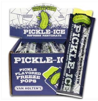 US - Van Holten - Freeze Pop Pickle Ice Flavored 2oz x 24 units (Buyer is responsible if Pickle Juice may leak during shipping)