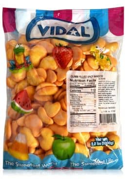 SPAIN - Bulk - Vidal Spicy Mango 2.2 Lb (1kg) x 1 Bag
