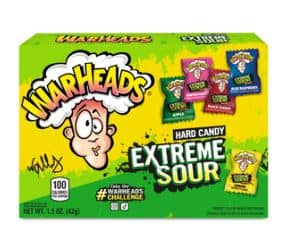 Theater Box Warheads Extreme Sour Hard Candy 1.5oz (43g) x 10 Units