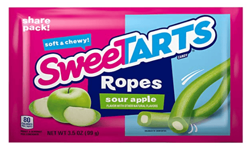 MEXICO- Wonka Sweetart Ropes Share size - Sour Apple 3.5oz (99g) x 12 units