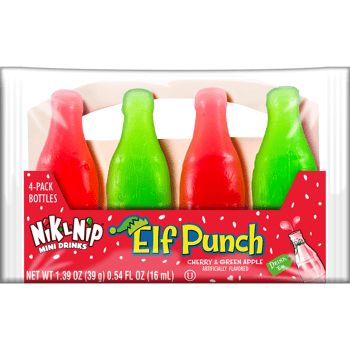 XMAS - NIK L NIP ELF PUNCH (4PK) - 1.39OZ (39G) X 18 UNITS