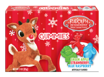 XMAS - Theater Box Rudolph Gummy 3oz (85g) x 24 Units