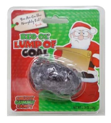 Xmas Boston America Big Ol’ Lump Of Coal Gummy - 2.04 oz (58g) x 6 Units