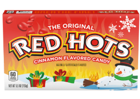 XMAS - Theater Box Holiday Red Hots Cinnamon Flavored Candies 5.5oz(156g) x 12 Units