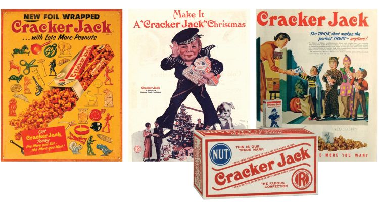 Cracker Jack - Le pop-corn avec un jouet à l'intérieur