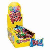 Sucon Bague - Ring pop aux fruits -24u