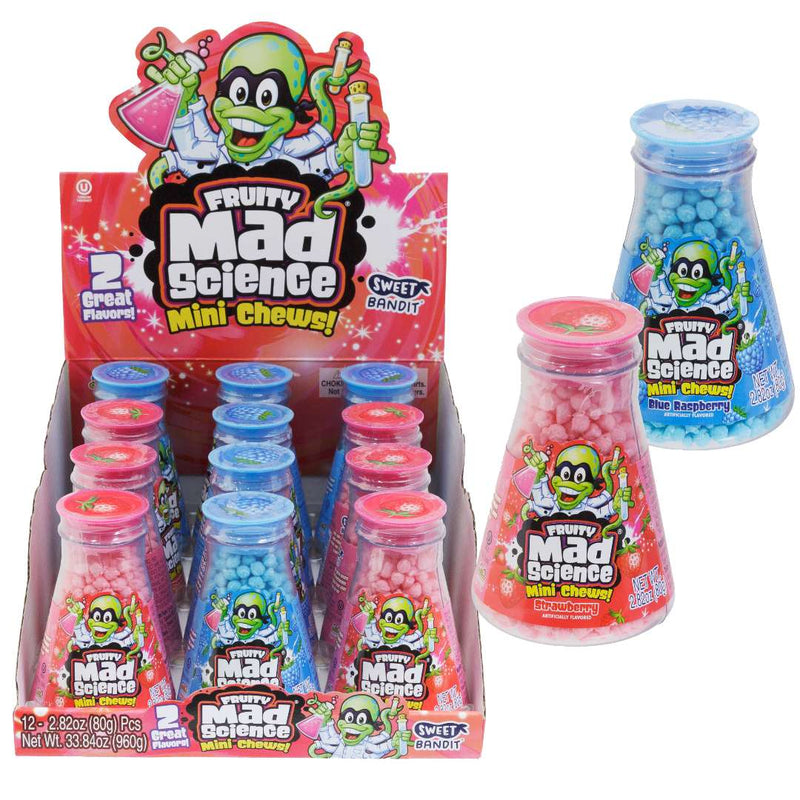 Mad science mini chew- bonbon à macher science - 12u