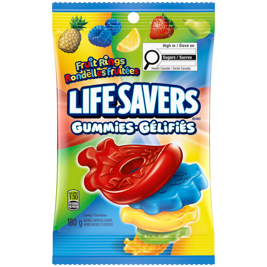 Gummy - Rondelles fruitées  180g