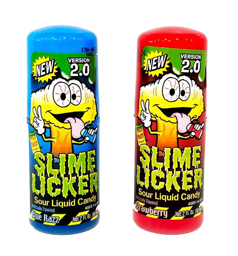 Toxic Waste - Slime licker - Framboise et fraises 57g - 12u