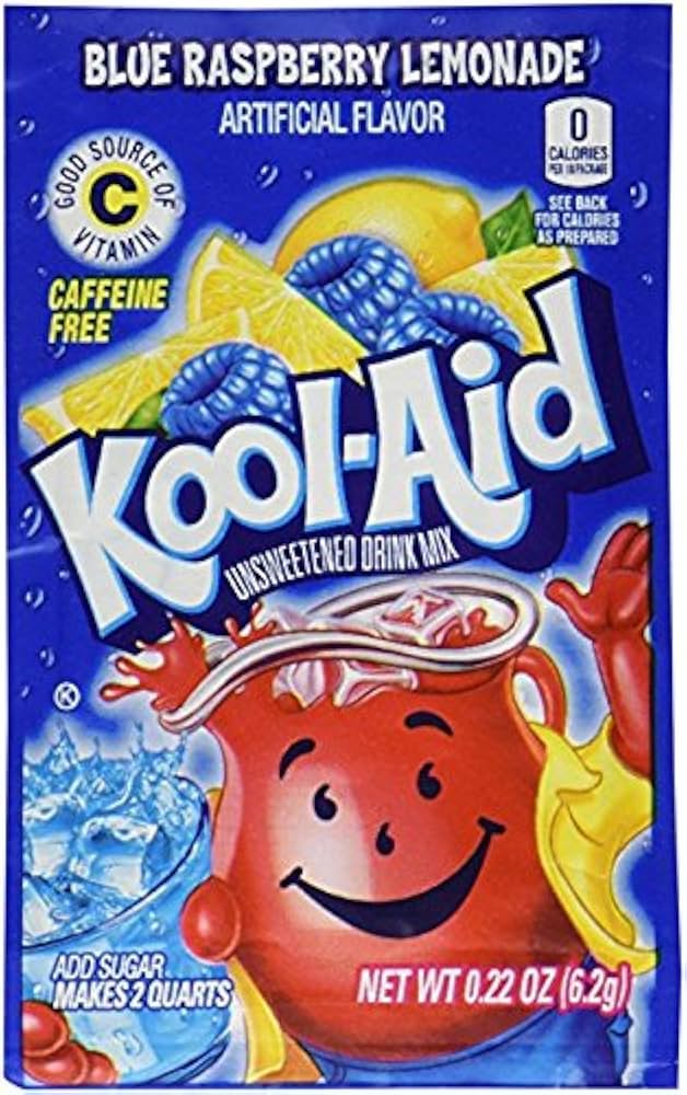 Kool-aid -Framboise bleu & limonade - 48u
