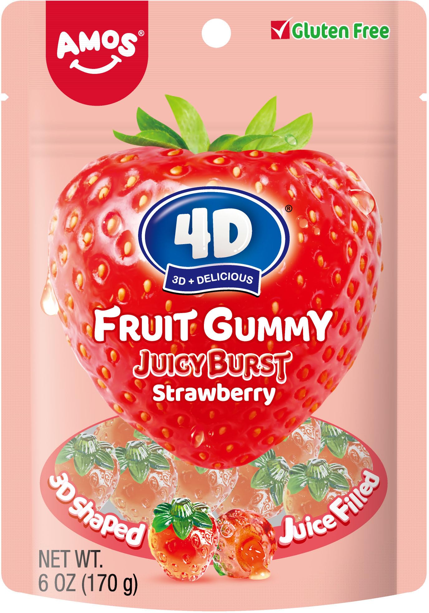 4d Strawberry - Fraise 170g