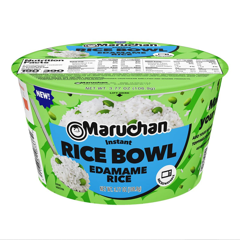 Ramen Maruchan - RICE bowl - Bol de riz - Edamame - 6u