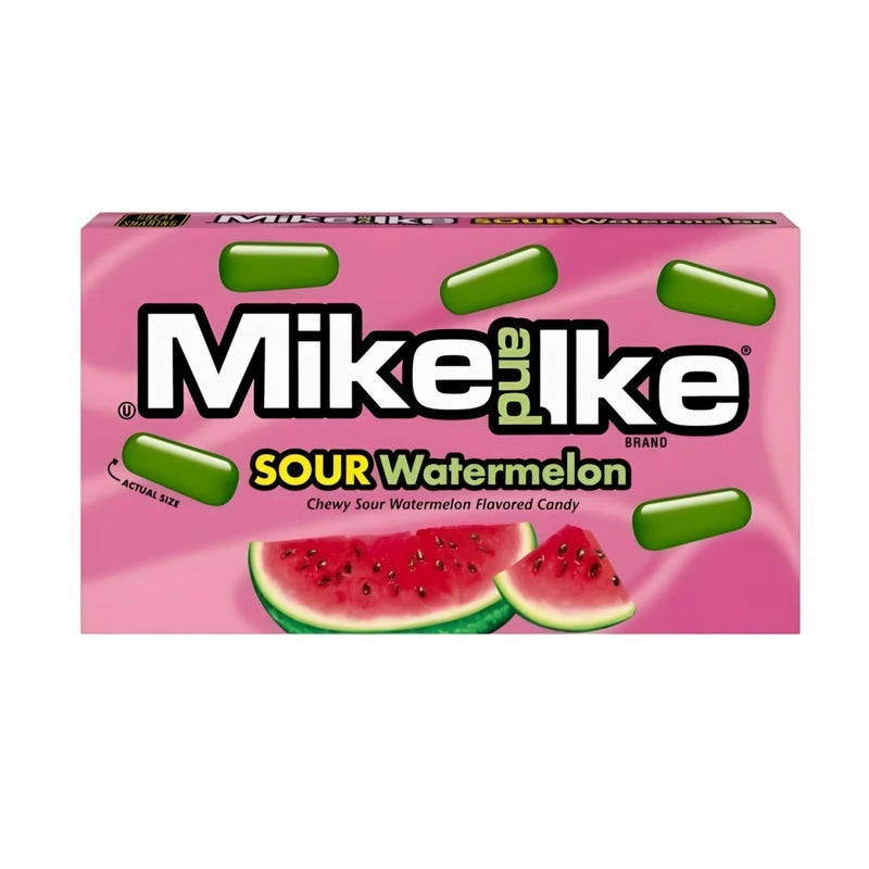 Mike & Ike - 120g  Sour watermelon - Melon d'eau Sur - 12u