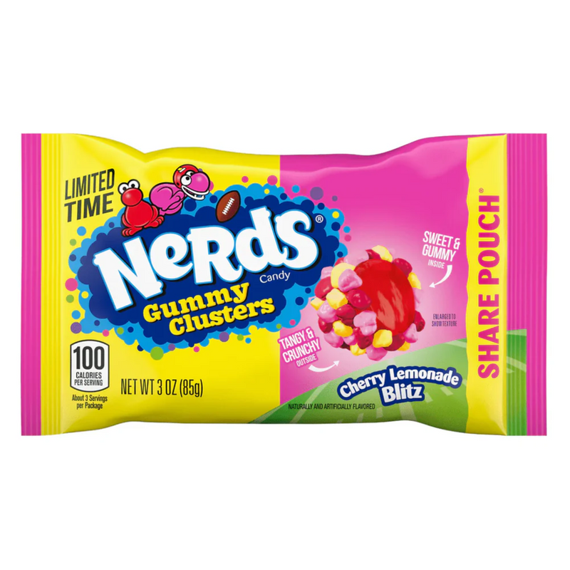 Nerds - Clusters- cherry lemonade blitz - Limonade cerise  85g - 12u