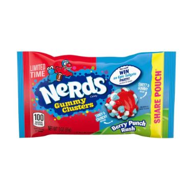 Nerds - Clusters- 85g Berry Punch - Punch aux baies - 12u