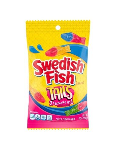 Swedish fish - Tails - Queues 102g - 12u
