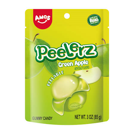 Amos - Peelerz 170g - Green Apple - Pomme verte 12u