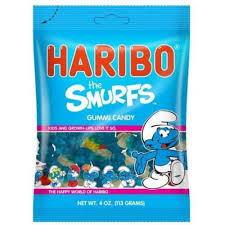 Haribo Smurfs -Les Schtroumpfs 113g -  12u