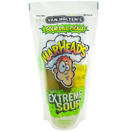 Van Holten's - Jumbo warhead SOUR dill pickle - Cornichon Sur - 12u