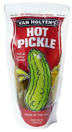 Van Holten's - Jumbo Hot dill pickle - Cornichon épicé- 12u