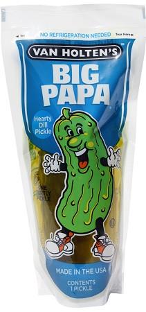 Van Holten's - Big Papa dill pickle - Cornichon Big Papa - 12u