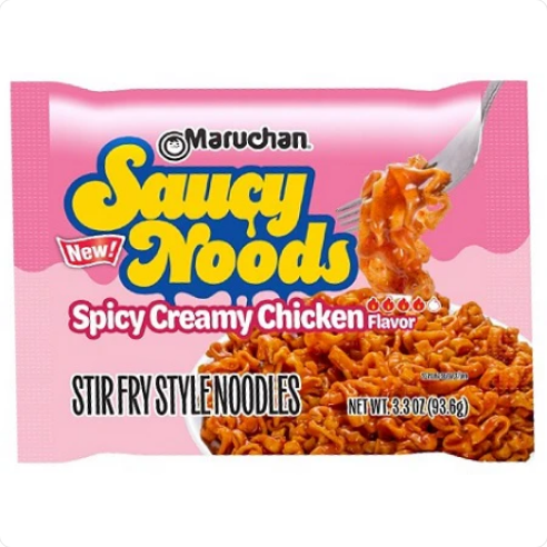 Ramen Maruchan -Saucy noods - Spicy cream chicken -Poulet -  20u