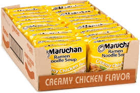 Ramen Maruchan - Creamy chicken ramen - Poulet crémeux - 24u