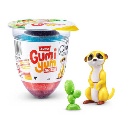 Gumi Yum - oeuf bonbon avec surprise 18u