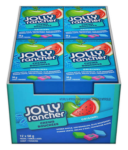 Jolly Rancher Chew - Bouchées 58g -12u