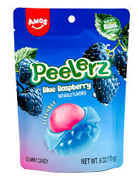 Amos - Peelerz 170g -  Framboise bleue - 12u