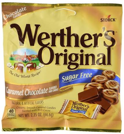 SANS SUCRE Sugar Free - Werthers chocolat 67g -12u