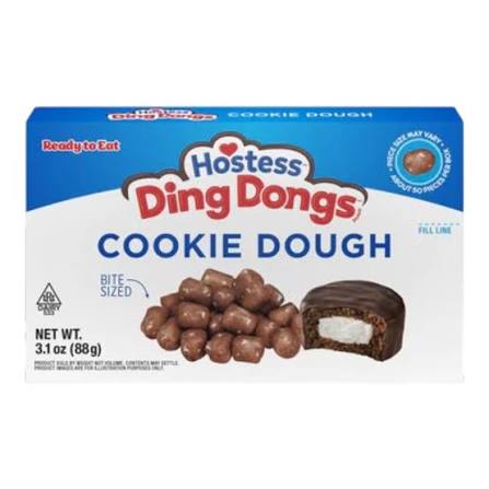 Hostess - DingDong cookie dough - bouchées de biscuits -12u
