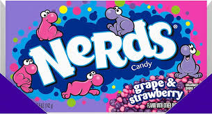 Nerds - Grape/Strawberry - Fraise et Raisin 142g -12u