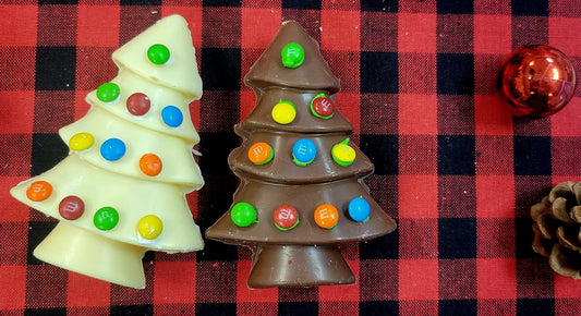 Sapin décoré – Chocolat blond ou au Lait 12X - Mixes - Québec Candy
